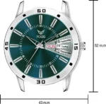 FOGG 2038-OLIVE 2038-OLIVE DAY & DATE Analog Watch  - For Men - Image 2