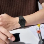 K&K Arabic Aura Matte Charcoal Ultra Lightweight & Modern Timepiece Trendy Arabic Aura Analog Watch  - For Men - Image 2