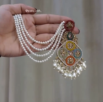 Gold Plated, Premium Multi Stylish Chandbali Jhumka - Image 5