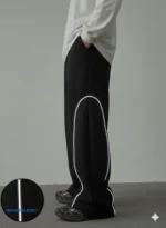LEXREX Loose Fit Men Black Trousers - Image 3