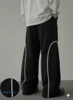 LEXREX Loose Fit Men Black Trousers - Image 4