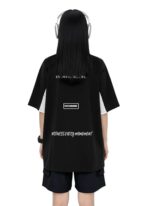 Twinkle Black Cotton Printed Loose Fit T-Shirt for Women and Girls, Half Sleeve Casual Top, Stylish T Shirt - Image 3