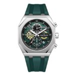 Daniel Hechter Paris Orsay Collection Multifunctional Watch for Men with Octagone Dial and Silicon Strap-DHM1007