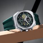 Daniel Hechter Paris Orsay Collection Multifunctional Watch for Men with Octagone Dial and Silicon Strap-DHM1007 - Image 3