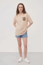 Tfortees Women Cotton Oversized T-Shirt Casual Wear | Relaxed Fit, Round Neck - Image 4