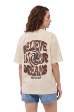 Tfortees Women Cotton Oversized T-Shirt Casual Wear | Relaxed Fit, Round Neck