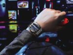 MASTOP Men's Lava Stainless Steel Lava RED LED Digital Bracelet Watch - Image 2