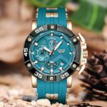 LIGE Unique Mens Wristwatch Fashion Multifunction Chronograph with Calendar Quartz Analog Watch Waterproof Outdoor Sport Watch for Men Casual - Image 4