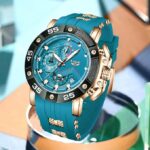 LIGE Unique Mens Wristwatch Fashion Multifunction Chronograph with Calendar Quartz Analog Watch Waterproof Outdoor Sport Watch for Men Casual - Image 5