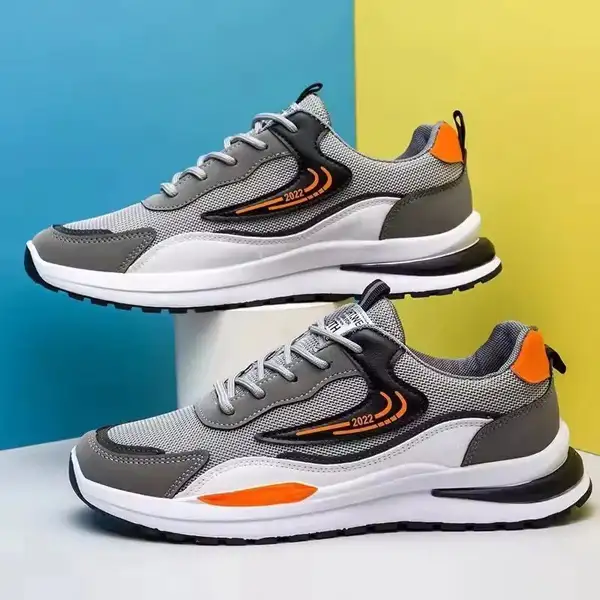 8-sp-3-42-scull-wings-grey-original-imahjbj4h8rxcgdy Scull Wings Men's Stylish Grey Sports Shoes For Running, Walking, Gym & Casual Shoes Sneakers For Men (Grey, Black) - Image 1