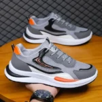 Scull Wings Men's Stylish Grey Sports Shoes For Running, Walking, Gym & Casual Shoes Sneakers For Men (Grey, Black) - Image 3