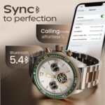 GOBOULT Saber Smart Watch 1.43'' AMOLED Display, Functional Rotating Bezel, AOD, BT Calling, 200+Watchfaces, 700 Nits Brightness, AI Voice Assistant, SpO2 Monitoring, 120+ Sports Mode (Titanium) - Image 3