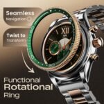 GOBOULT Saber Smart Watch 1.43'' AMOLED Display, Functional Rotating Bezel, AOD, BT Calling, 200+Watchfaces, 700 Nits Brightness, AI Voice Assistant, SpO2 Monitoring, 120+ Sports Mode (Titanium) - Image 7