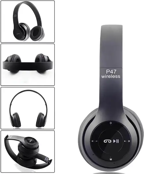 bluetooth-yes-b24-p47-bluetooth-sports-headphones-with-mic-ideal-original-imagyrygbwmgtvws Clairbell Wireless Gaming Sports Headphones Stereo With SD Card & 5-6h Battery BackupWE122 Bluetooth Headset (Multicolor, True Wireless) - Image 1