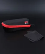 NuVew Sports, Wrap-around Sunglasses (For Men & Women, Red, Golden) - Image 2