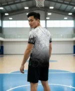 ONE 7 Printed Men Round Neck White, Black T-Shirt - Image 2
