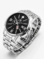 EDDY HAGER 226-Black Day and Date Analog Watch  - For Men - Image 4