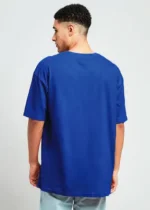 Leotude Printed Men Round Neck Blue T-Shirt - Image 2