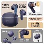 Earbuds pTron Bassbuds Eon in-Ear TWS Earbuds w/ 13mm Drivers, 45Hrs Playtime, - Image 11