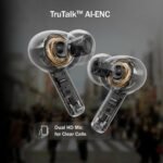 Earbuds pTron Bassbuds Eon in-Ear TWS Earbuds w/ 13mm Drivers, 45Hrs Playtime, - Image 6
